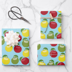 Solid color plain apple orchard pastel green wrapping paper, Zazzle in  2023