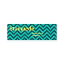 Colorful Aqua Green Yellow Chevron Pattern