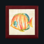 Colorful Aquarium Fish Gift Box<br><div class="desc">Colorful Aquarium Fish  Artist: Chariklia Zarris</div>