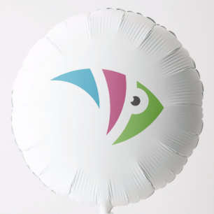 colorful aquarium fish illustration design balloon
