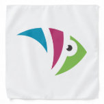 colorful aquarium fish illustration design bandana