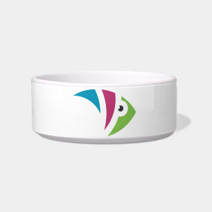 colorful aquarium fish illustration design bowl