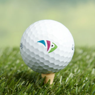 colorful aquarium fish illustration design golf balls