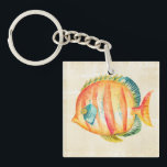 Colorful Aquarium Fish Keychain<br><div class="desc">Colorful Aquarium Fish  Artist: Chariklia Zarris</div>