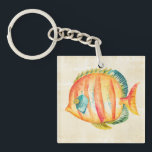 Colorful Aquarium Fish Keychain<br><div class="desc">Colorful Aquarium Fish  Artist: Chariklia Zarris</div>