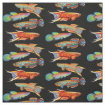 Colorful Aquarium Killifish Fabric