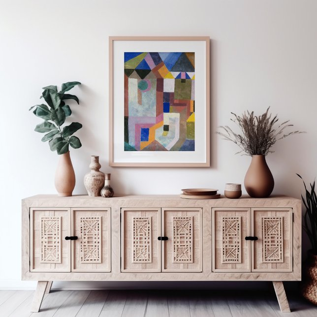 Colorful Architecture | Paul Klee Framed Art (Creator Uploaded)
