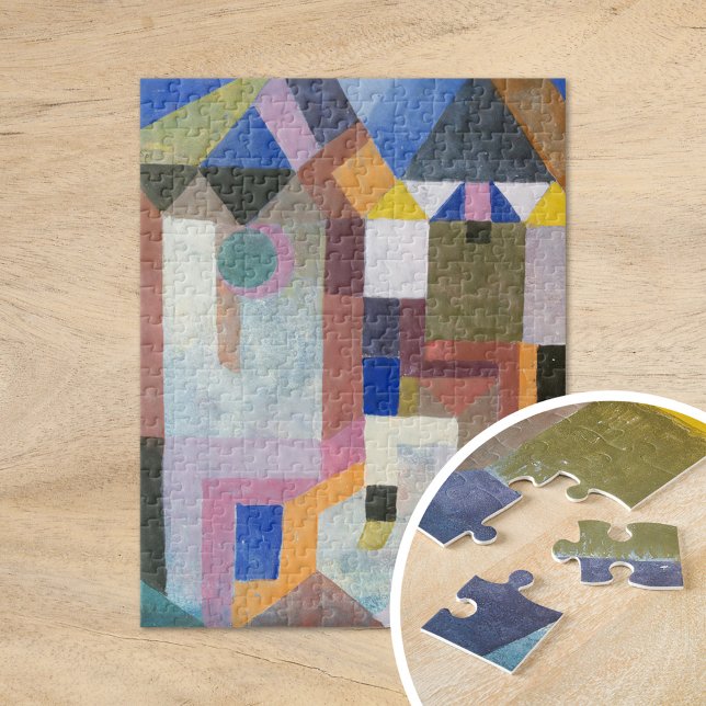 Colorful Architecture | Paul Klee Jigsaw Puzzle (Creator Uploaded)