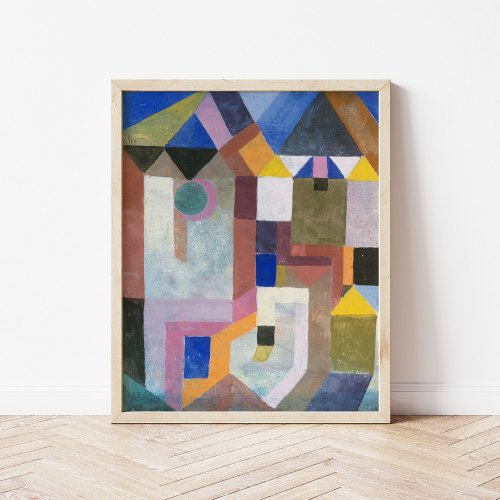 Colorful Architecture  Paul Klee Poster