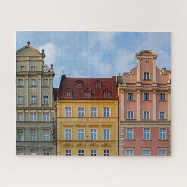 Colorful Architecture Wroclaw Poland Jigsaw Puzzle (Horizontal)