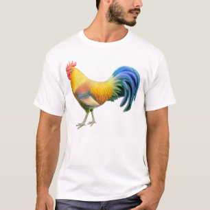 Colorful Ardenner Rooster T-Shirt