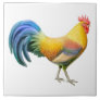 Colorful Ardenner Rooster Tile