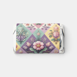 Colorful argyle pastel Easter/Spring Hershey's Miniatures