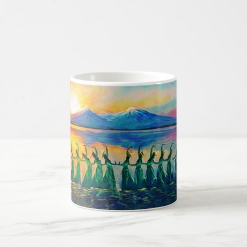 Colorful Armenian Dancers mug 2