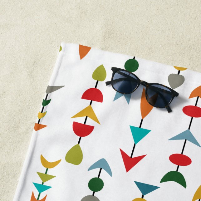 Colorful Arrows  Beach Towel (In Situ)