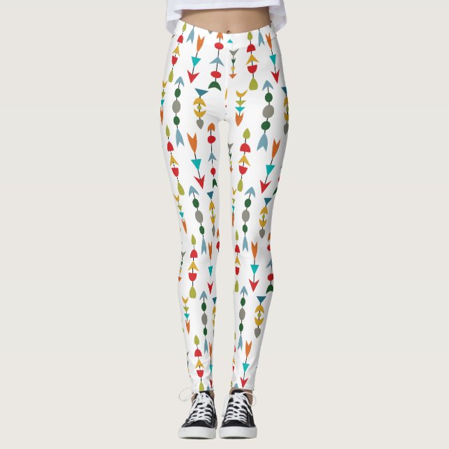 Colorful Arrows  Leggings (Front)