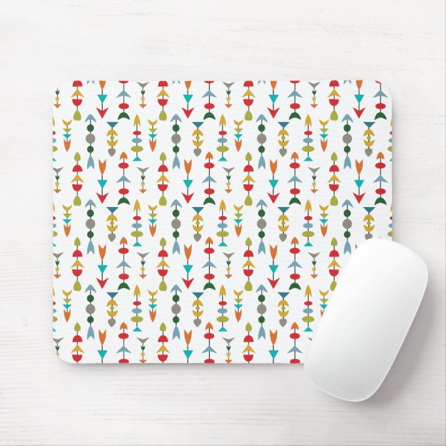 Colorful Arrows  Mouse Pad (With Mouse)