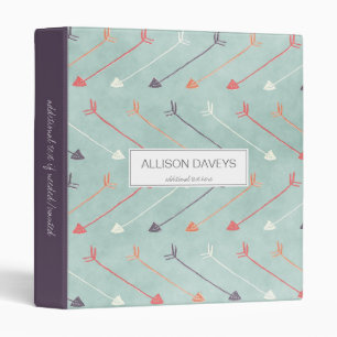 Colorful Arrows Pattern Binder