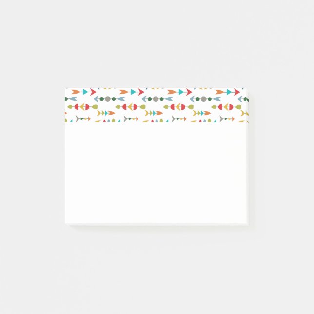Colorful Arrows  Post-it Notes (Front)