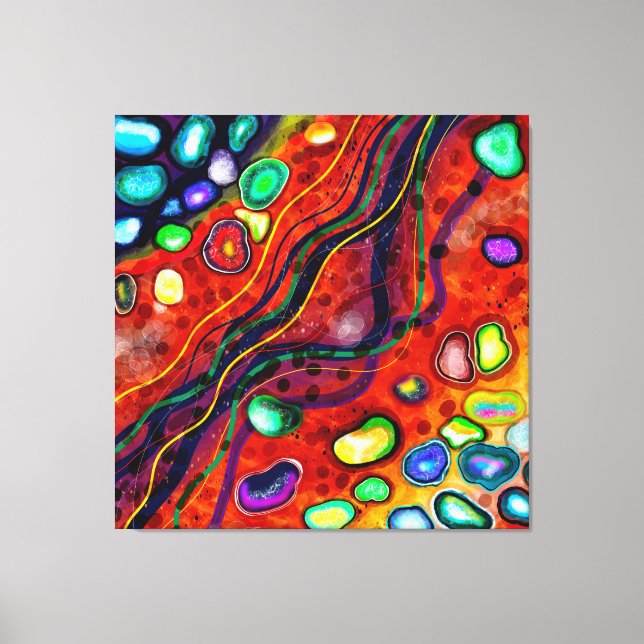 Colorful Art Abstract    Canvas Print (Front)