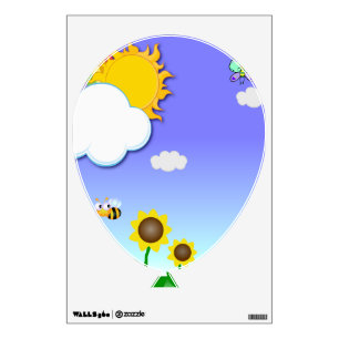 Colorful Art Balloon Wall Sticker