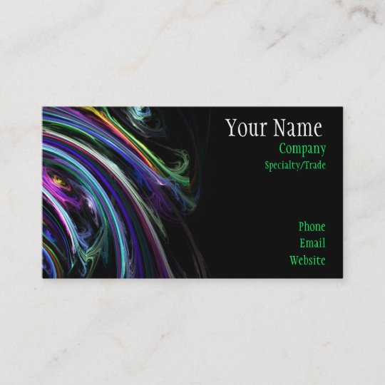 Colorful Art Business Card | Zazzle.com