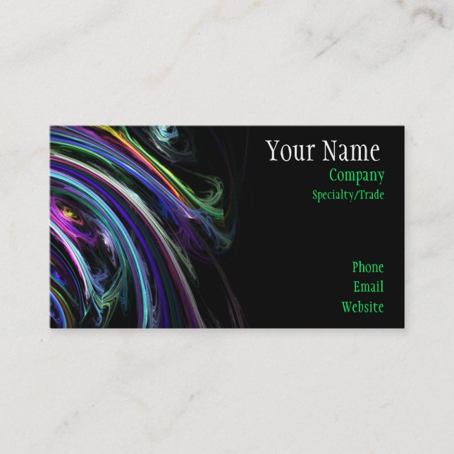Colorful Art Business Card (Front)