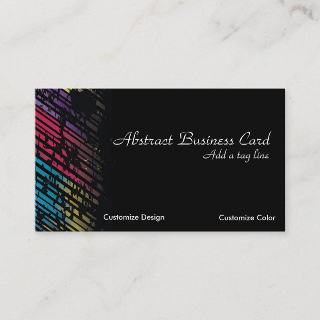 Colorful Art Business Card (Front)
