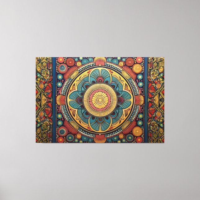 Colorful art canvas print (Front)