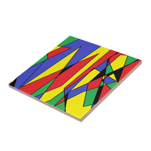 Colorful Art Ceramic Tile (Side)