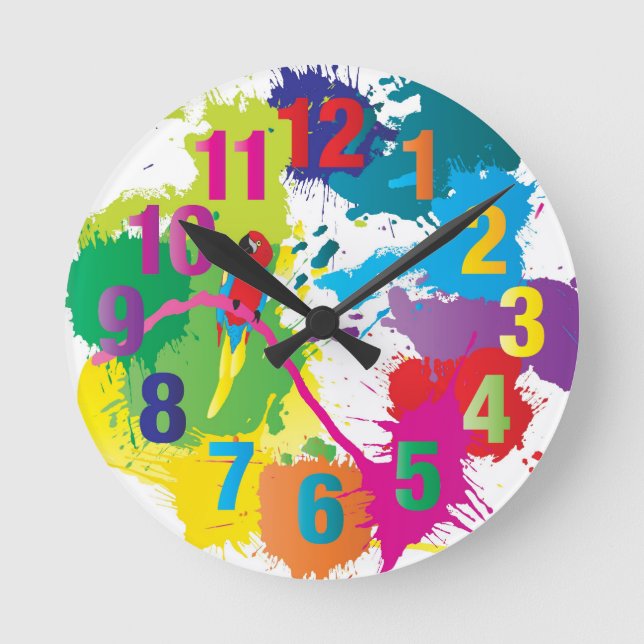 Colorful Art Clock (Front)