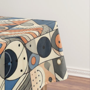 Colorful Art Deco Design Tablecloth