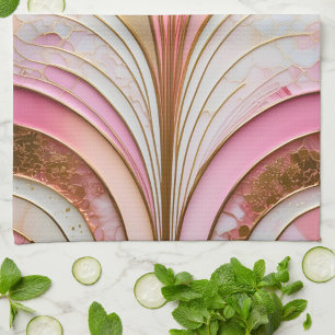 Colorful Art Deco Kitchen Towel