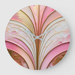 Colorful Art Deco Wall Clock