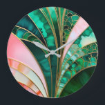 Colorful Art Deco Wall Clock<br><div class="desc">Introducing our colorful wall clock,  featuring a vibrant art deco design. Perfect for adding a splash of color to any room,  this striking clock is as practical as it is stylish. Personalize your home décor with this unique,  eye-catching item,  available now in the Neon Violets store.</div>