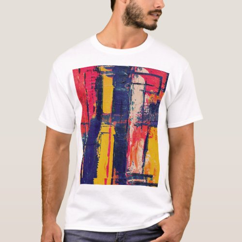 Colorful Art Illustration  T_Shirt