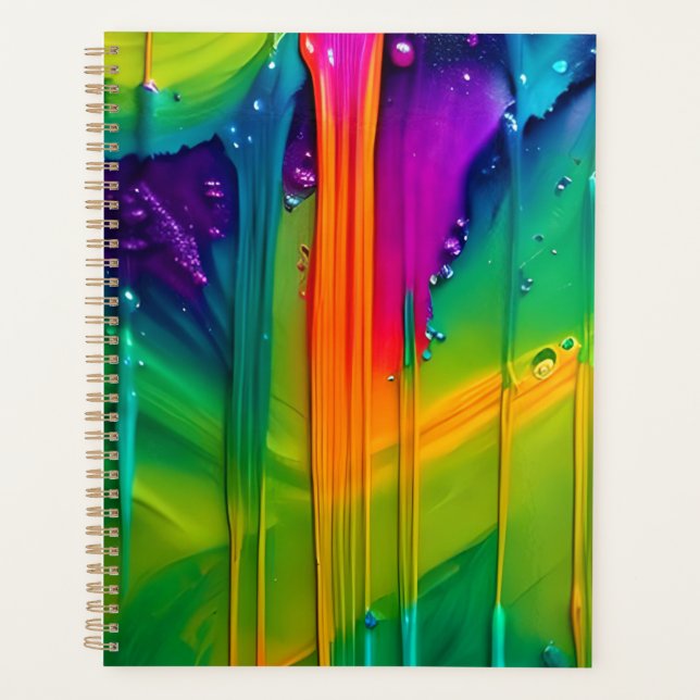 Colorful Art Lovers Undated Planner (Front)