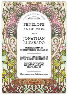 colorful wedding invitations zazzle