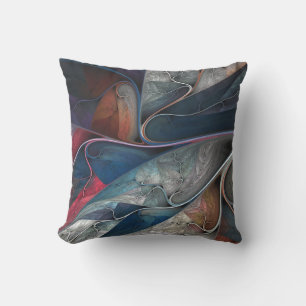 Colorful Art Throw Pillow