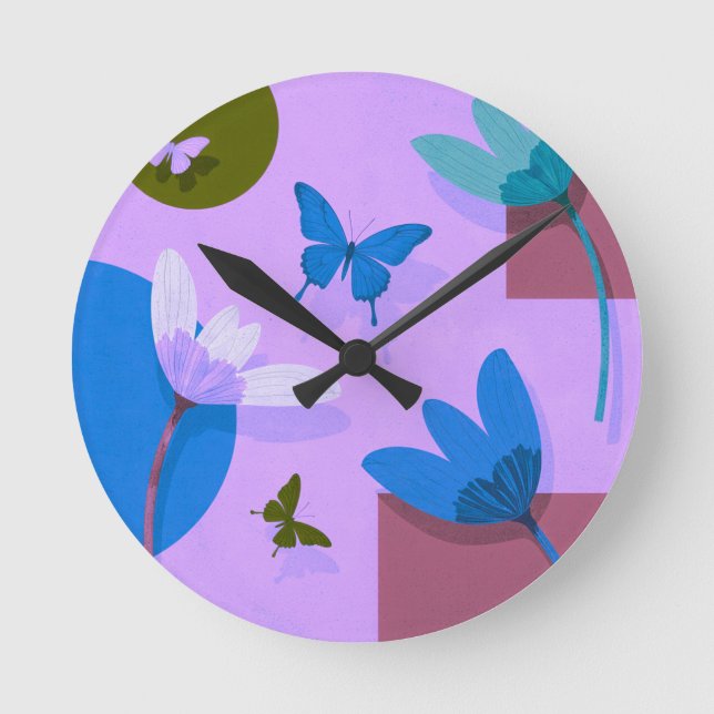 Colorful Art Wall Clock (Front)
