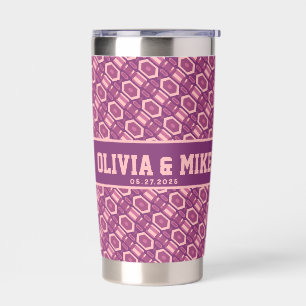 Colorful Artisan Personalized Tumbler For Bridesma