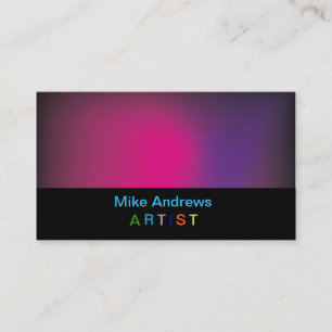 Colorful Artist-Painter Business Card