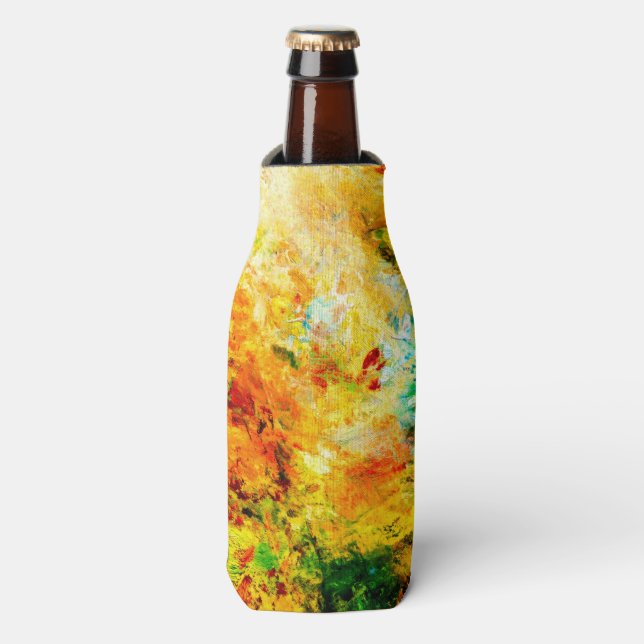 Colorful Artist Palette Bottle Cooler (Bottle Front)