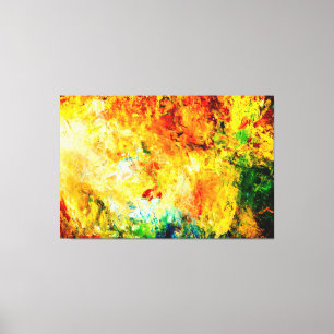 Colorful Artist Palette Canvas Print
