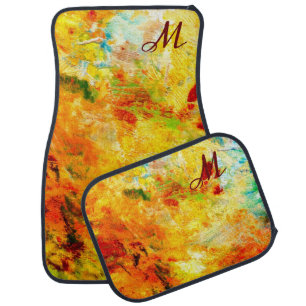 Colorful Artist Palette Car Floor Mat