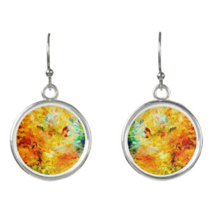 Colorful Artist Palette Earrings