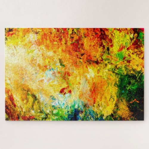 Colorful Artist Palette Jigsaw Puzzle