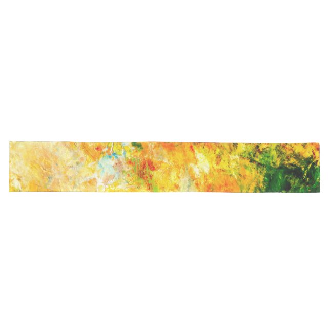 Colorful Artist Palette Long Table Runner (Horizontal)