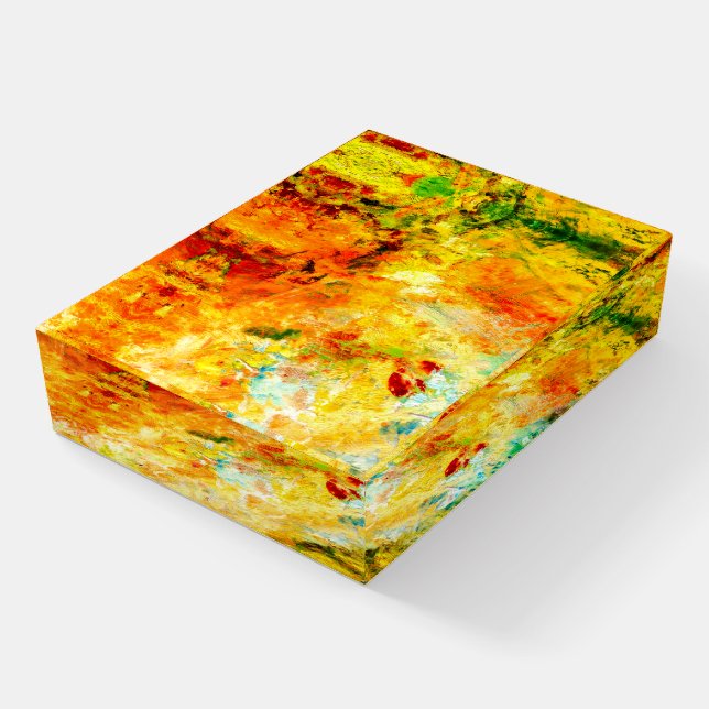 Colorful Artist Palette Paperweight (Angled)