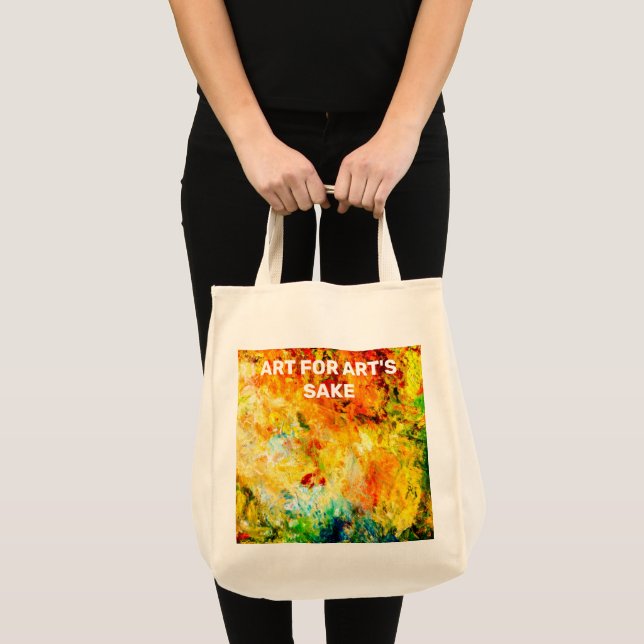 Colorful Artist Palette Tote Bag (Front (Product))
